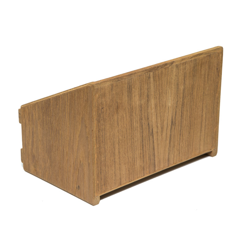 Support de rangement d'urgence en teck