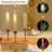 18 Piece Gold Acrylic Candle Holder Set, Modern Decorative Tabletop Centerpiece for Wedding Home Party Fireplace Decor-754056957