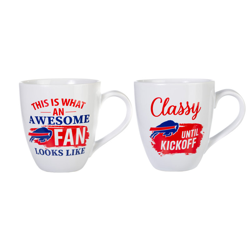 Ensemble de 2 tasses à café NFL, Bills de Buffalo