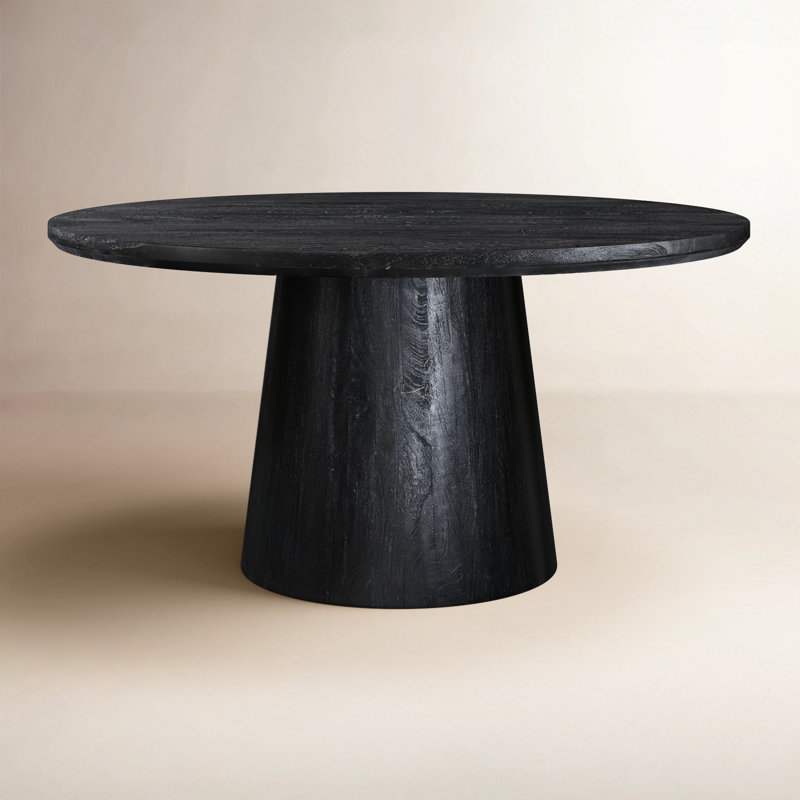 Cember Round Solid Wood Dining Table