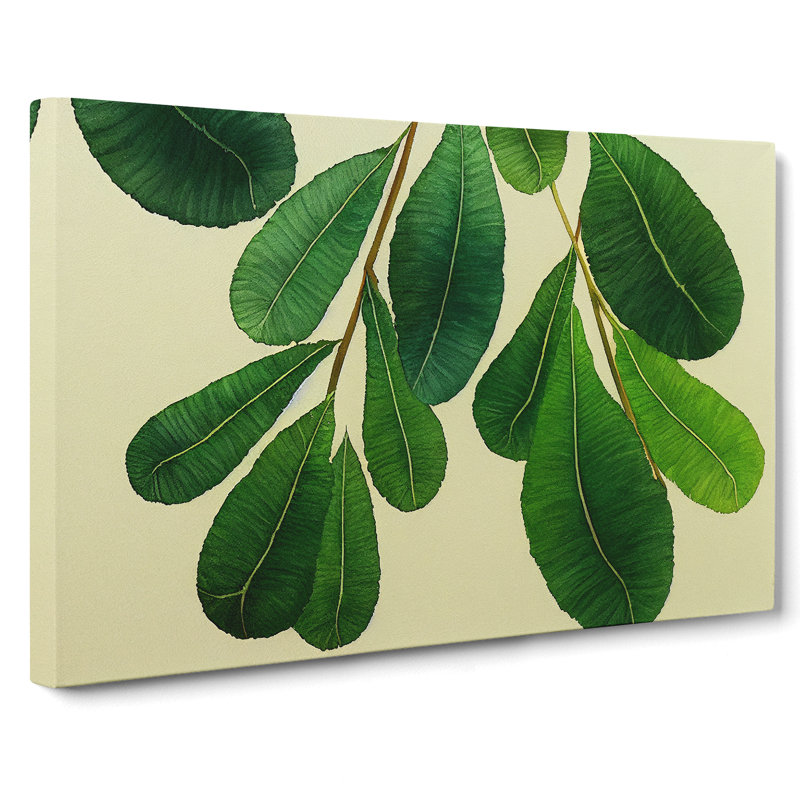 Pretty Leaves Vol.4 - Wrapped Canvas, 35cm H x 50cm W x 3cm D