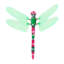 Assortiment de piquets de plantes WindyWings de 6 po x 6 x 15,5 po Exhart
