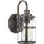Lanterne murale d'extérieur en verre grainé Pettiford-553149190-553149191