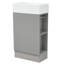 18.6" Bathroom Vanity With Sink, Bathroom Vanity Cabinet With 2-Tier Shelf, Left Or Right Orientation-1310218704