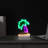 LED Lighted 3D Palm Tree Tunnel Light - 8"