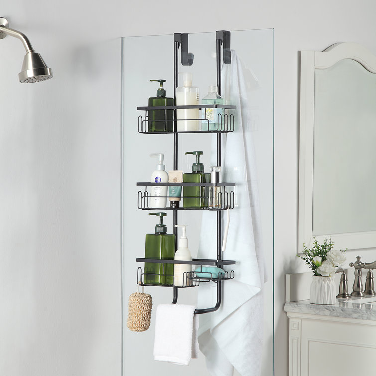 Hanging Bath Shelves Shower Caddy Over Door Bathroom Storage Shelf
