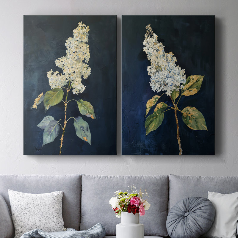 FLORAL Series CLXIII-Premium Gallery Wrapped Canvas -Ready to Hang