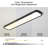 Deshunda 1 - Light 39.4" Acrylic LED Flush Mount