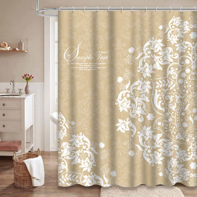 Rideau de douche Damask Swirl