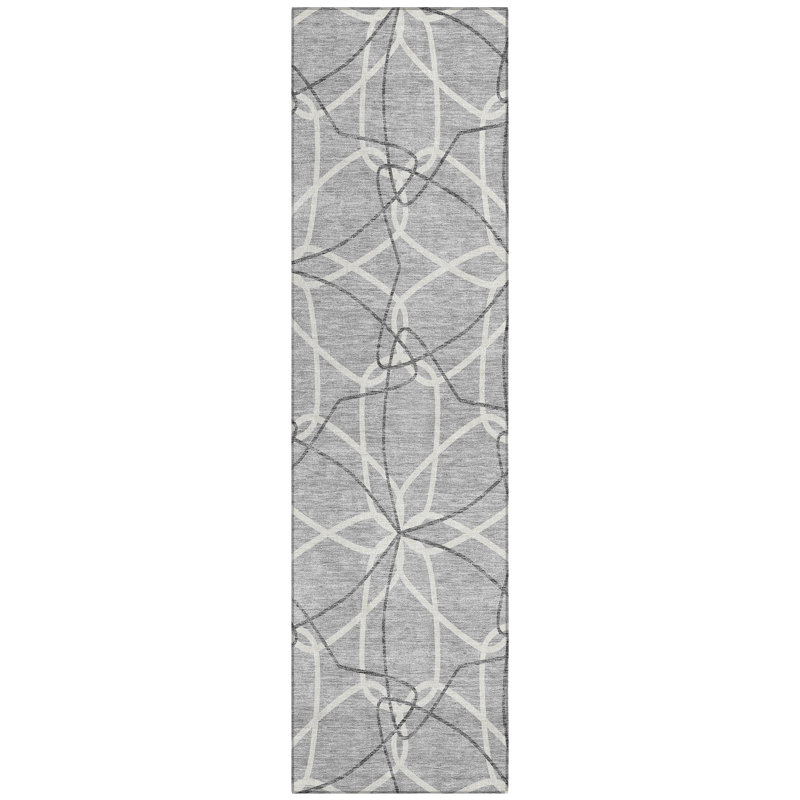  Alegandro Area Rug with Non-Slip Backing, Runner 2'3" x 7'6"