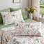 Ensemble de 2 taies d'oreiller Queen Size 100 % coton, motif floral botanique jaune, avec poche de fermeture. Taies d'oreiller respirantes et douces.-135456051-135456053