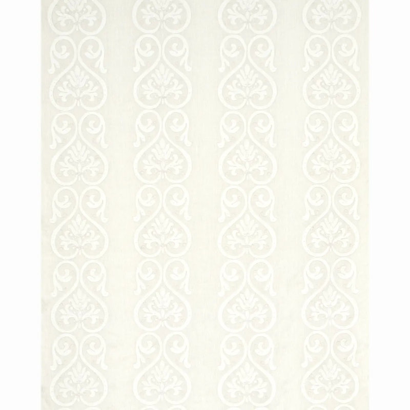 Tissu transparent brodé Medici
