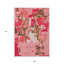 Tapis intérieur lavable abstrait rose et brun 9 'X 12' Coral