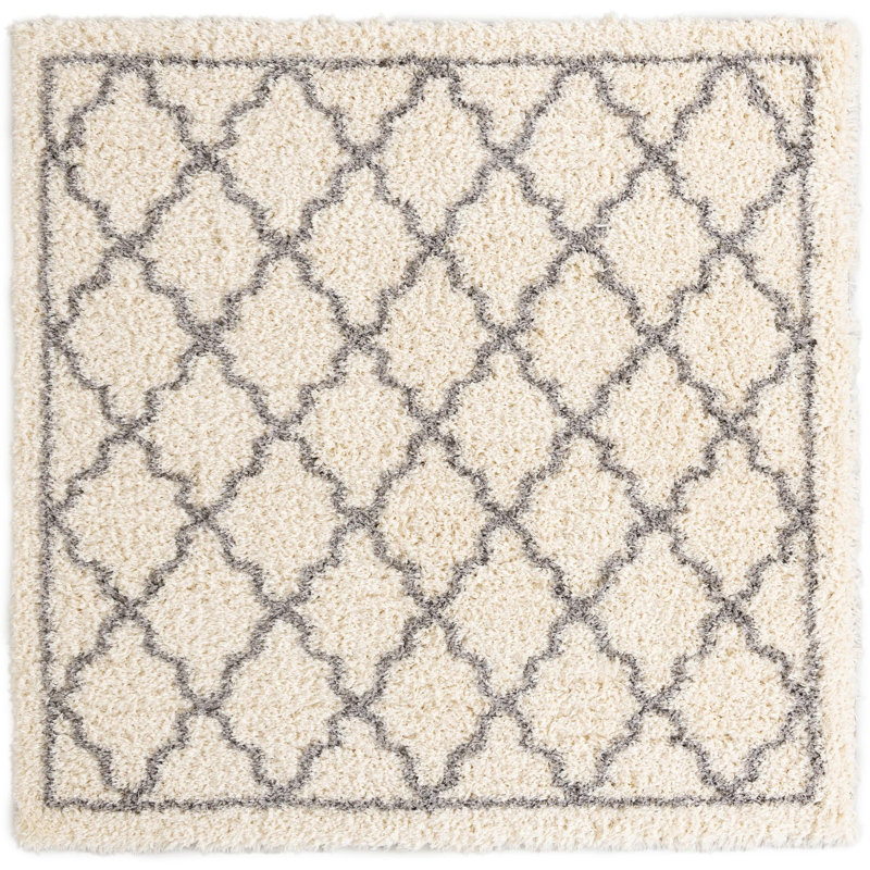Tarquinio Rug, Ivory, Square 8' 