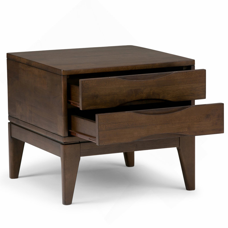 Modern - End Table - Walnut Brown