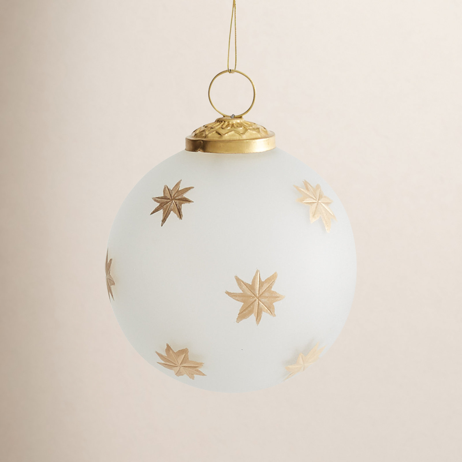 Handmade Bauble, 4" H x 4" W x 4" D