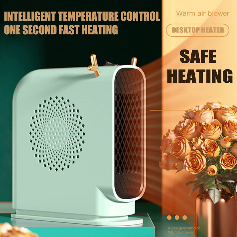 Heater Household Heater Energy-saving Heater Bathroom Heater Small Office Heating Portable Space Heater With Thermostat, Safe And Quiet