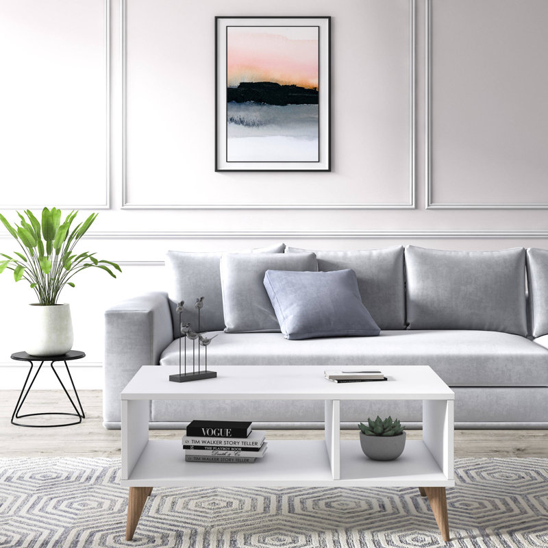 Four Leg Coffee Table with Storage