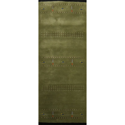 Tapis oriental vert Tribal