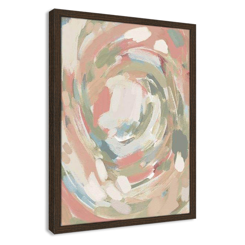 «Carmelo Abstract Energy Spring Colors on Paper» par Leah Straatsma, reproduction, H 23 po x l 17 po x P 0,75 po