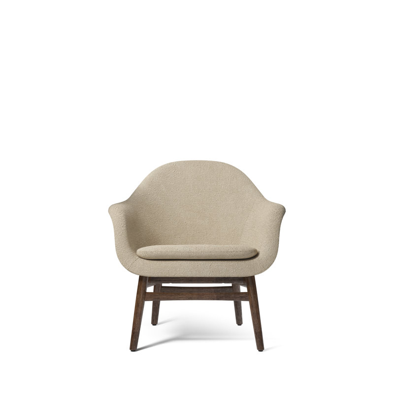 Harbour Armchair, Dark Stained Oak, Dakar 0311 Antilop Genuine Leather