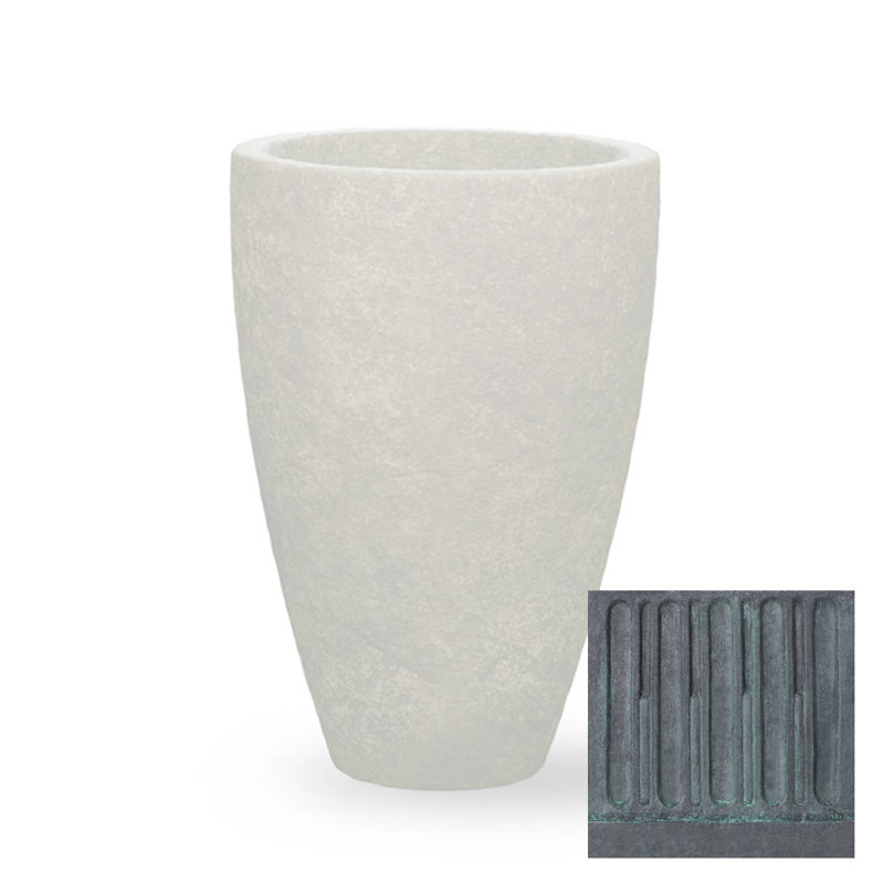 Pot de fleurs en pierre Perkinson, Plomb antique