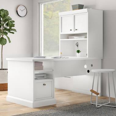 Ackitry Large Craft Cabinet Table Craft Room Furniture with Outlet