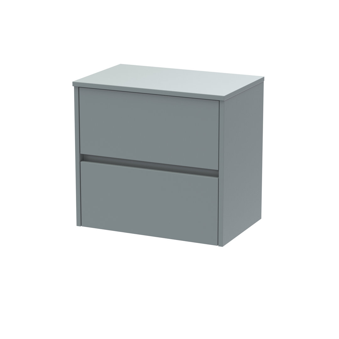 60cm Wall Mounted Single Bathroom Vanity Base Only