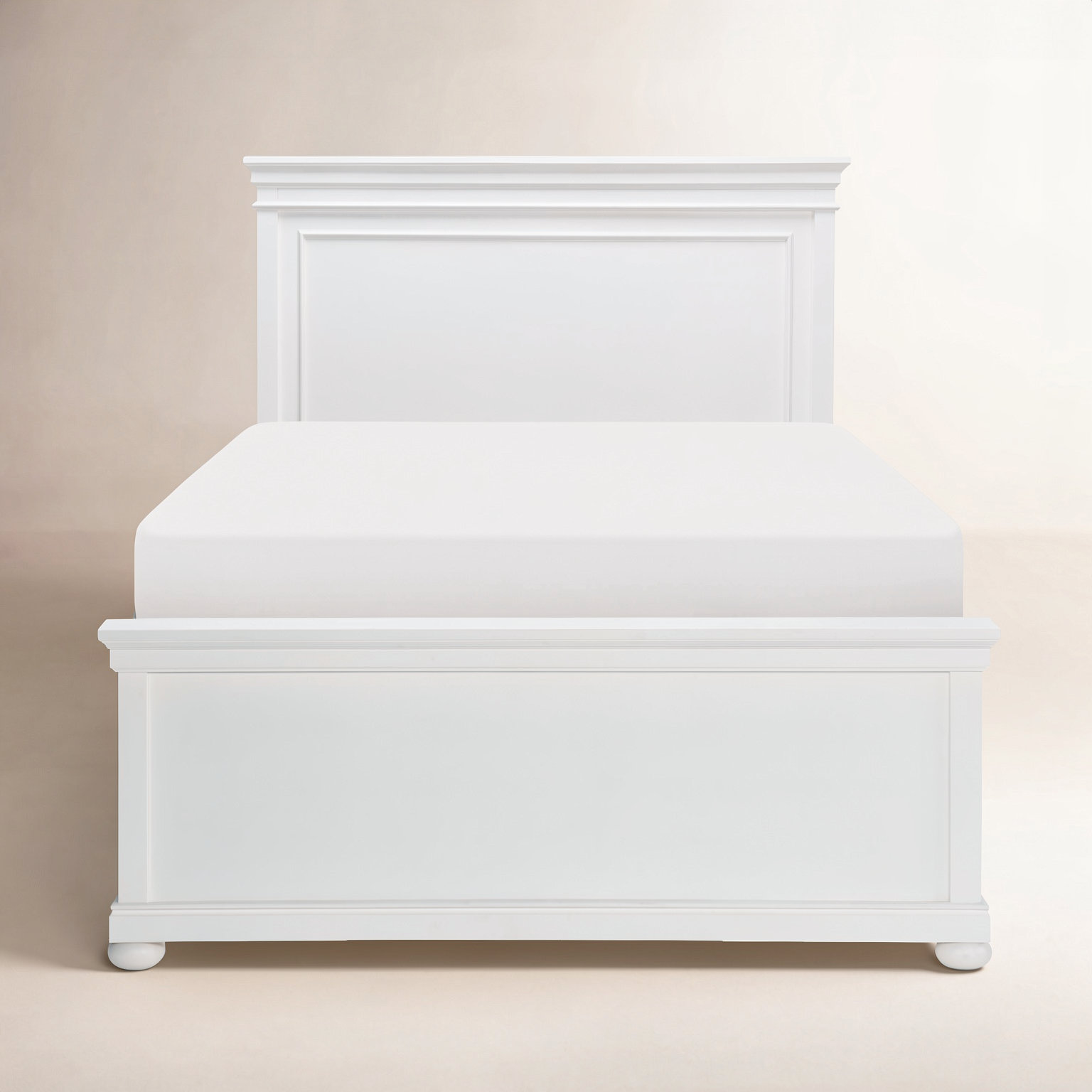 Jayden Complete Panel Bed, Full, White