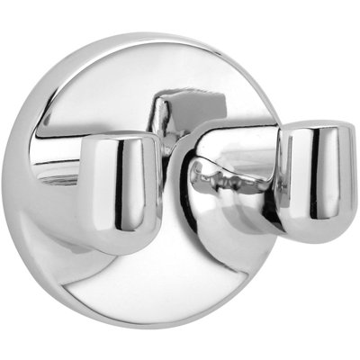 Infinity Double Robe Hook - Polished Chrome