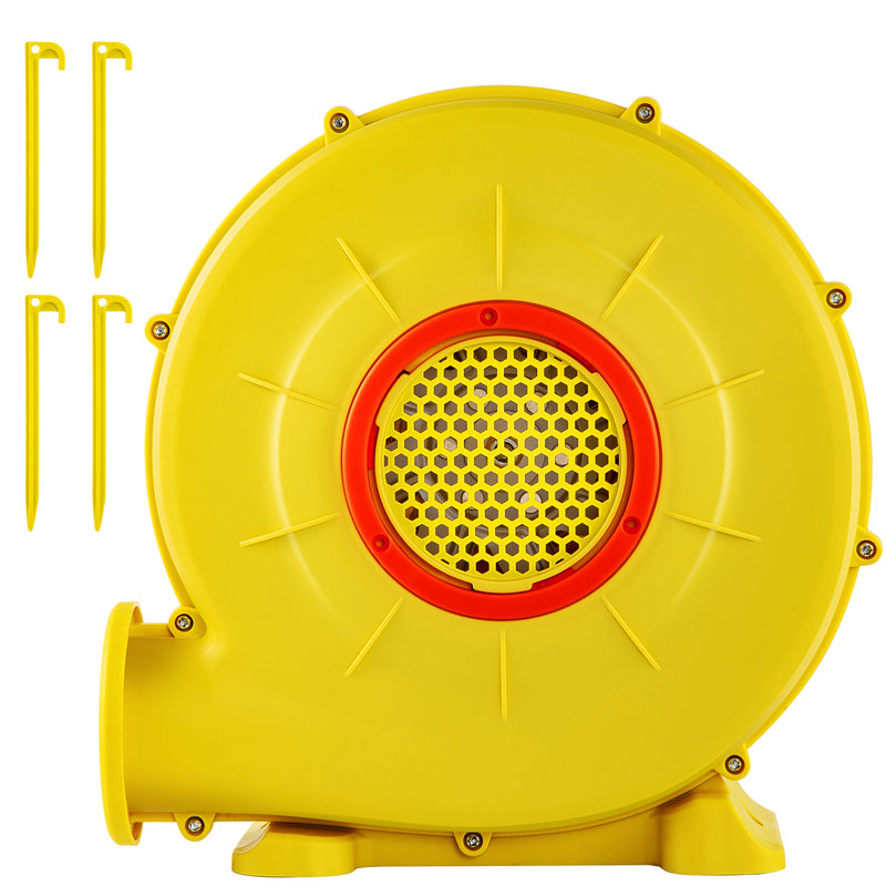 VEVOR Yellow 450W Portable Air Blower Fan for Inflatable Bounce Houses