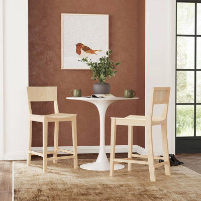 Yalingup Stool with a Solid Wood Frame