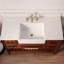 Ensemble de meuble-lavabo simple 48 po avec comptoir blanc Quartz