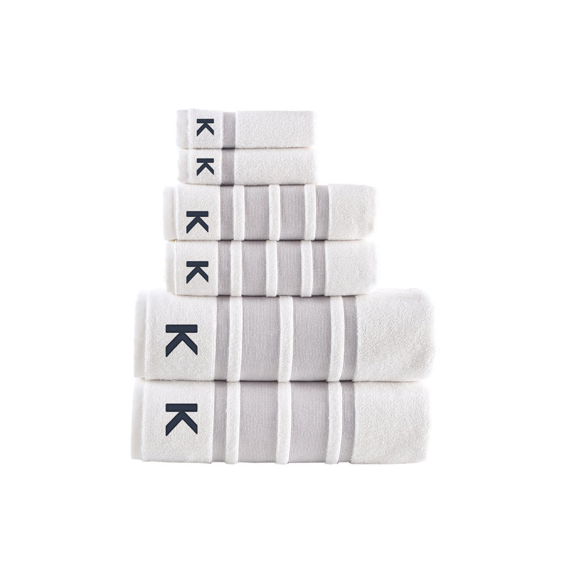 Clarion 6 pcs Towel Set, K, Taupe