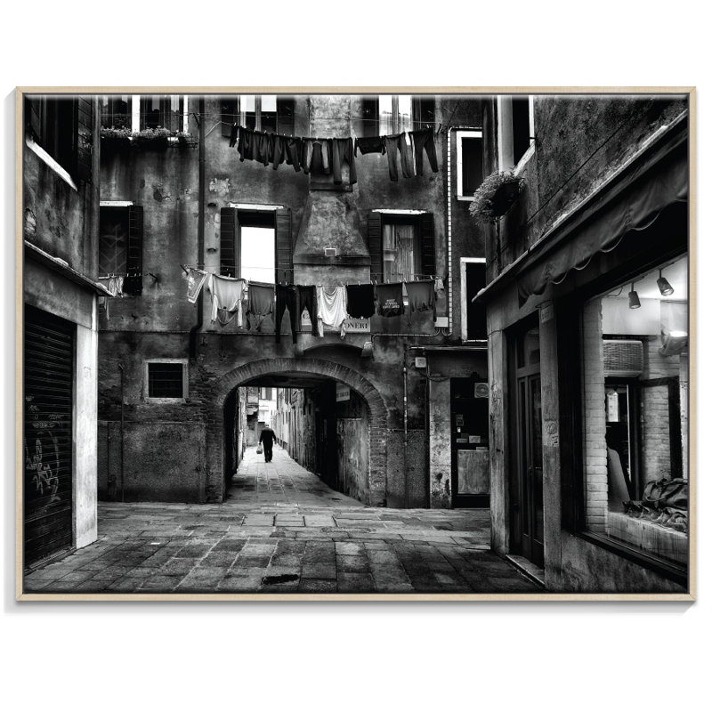 Photographers Lane - Print on Canvas, Timber, 76cm H x 102cm W