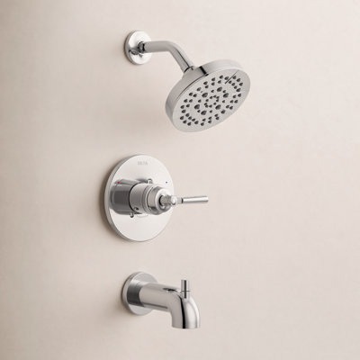 Ensemble de robinet de baignoire et douche à fonction unique SAYLOR ™, ensemble de garniture de valve, pomme de douche et poignée