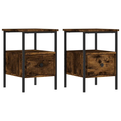 Montclaire Bedside Cabinets 2 pcs 34x36x50 cm Engineered Wood