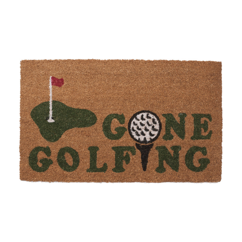 Tapis de porte d'extérieur Anzio Golfing 30 po x 18 po