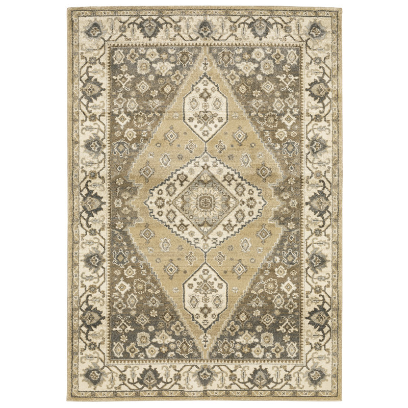 Caryll Oriental Indoor Rug, Rectangle 9'10" x 12'10"