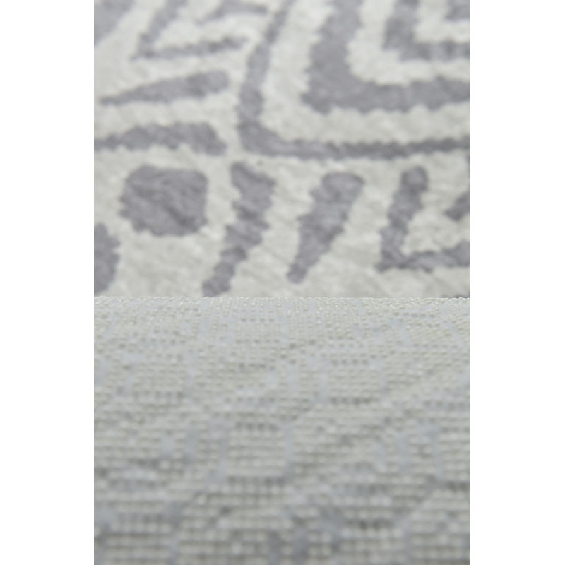 Tapis gris Tiptree, Rectangle 2 pi 7 po x 4 pi 11 po