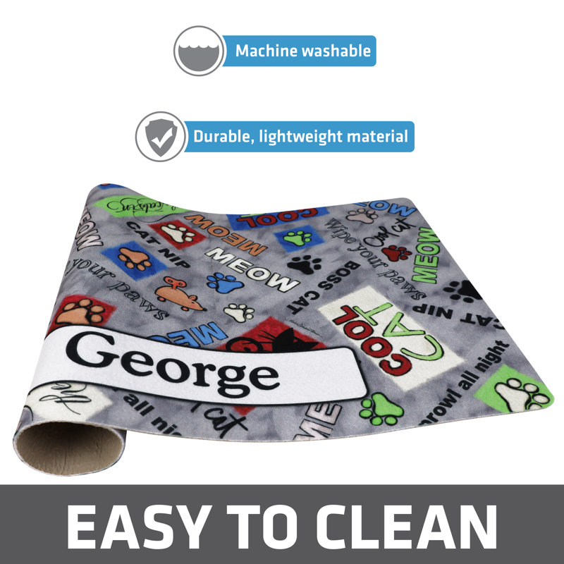 Personalized Pet Bowl Placemat, Yes