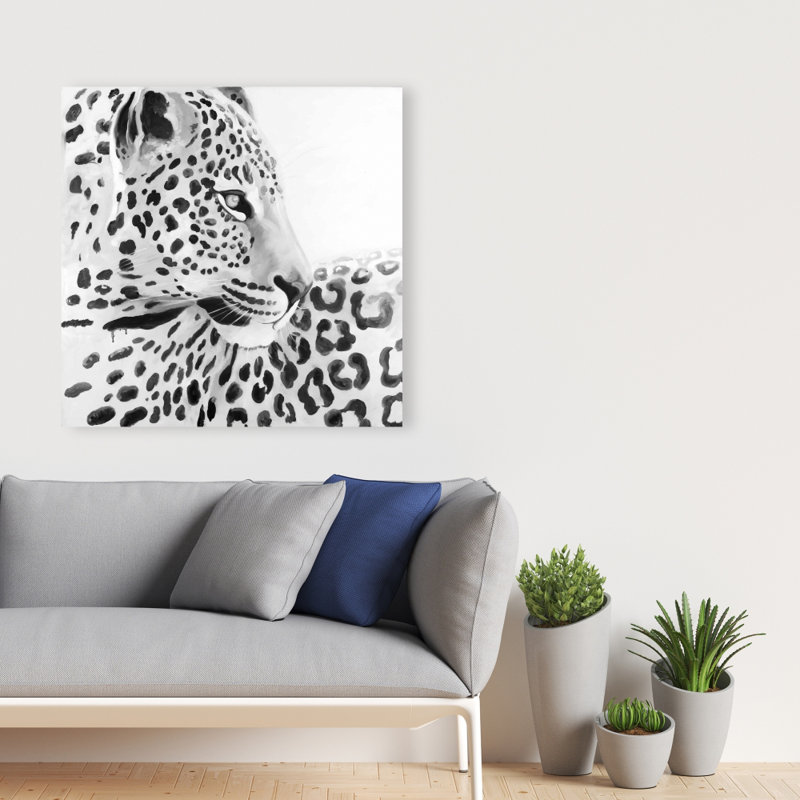 Beautiful leopard - White Bedroom Canvas for Home Decor