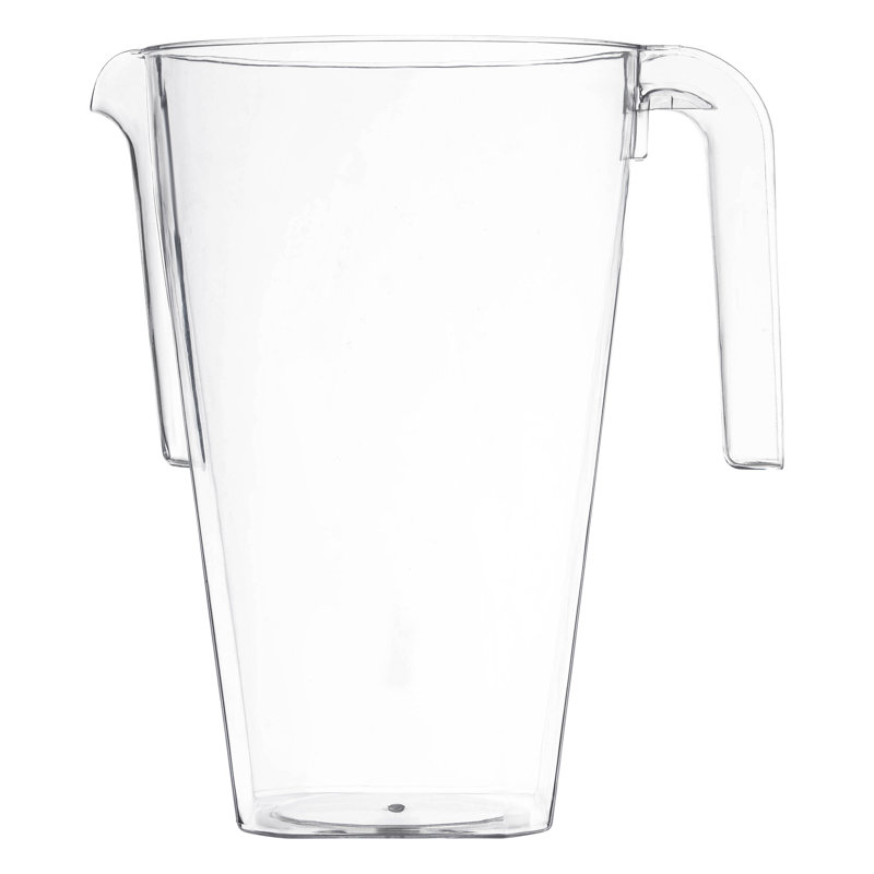 52 oz Pichets jetables en plastique transparent