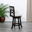 Tabouret pivotant 24 po en tissu beige