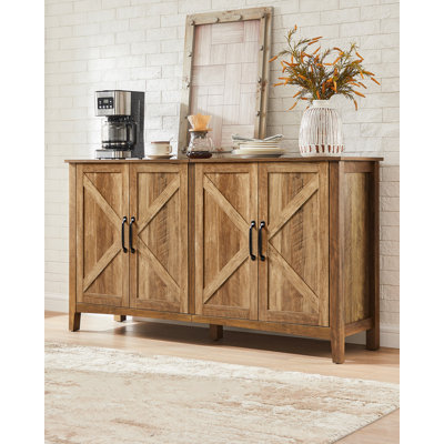 Buffet, armoire de rangement et buffet 59 po.
