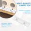 Dessus de meuble-lavabo double 84 po 84 po