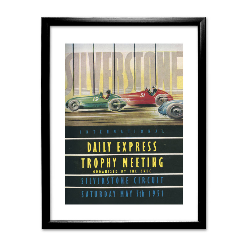 Single Picture Frame Print, Black