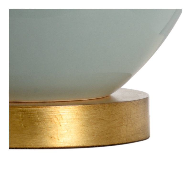 Gourd Table Lamp, Celadon