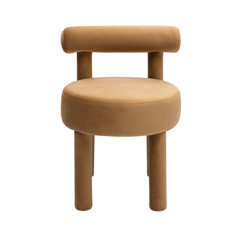 Chaise en velours Vincent en cognac Vincent, Cognac, Cognac