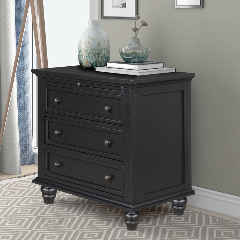 Commode décorative, Noir